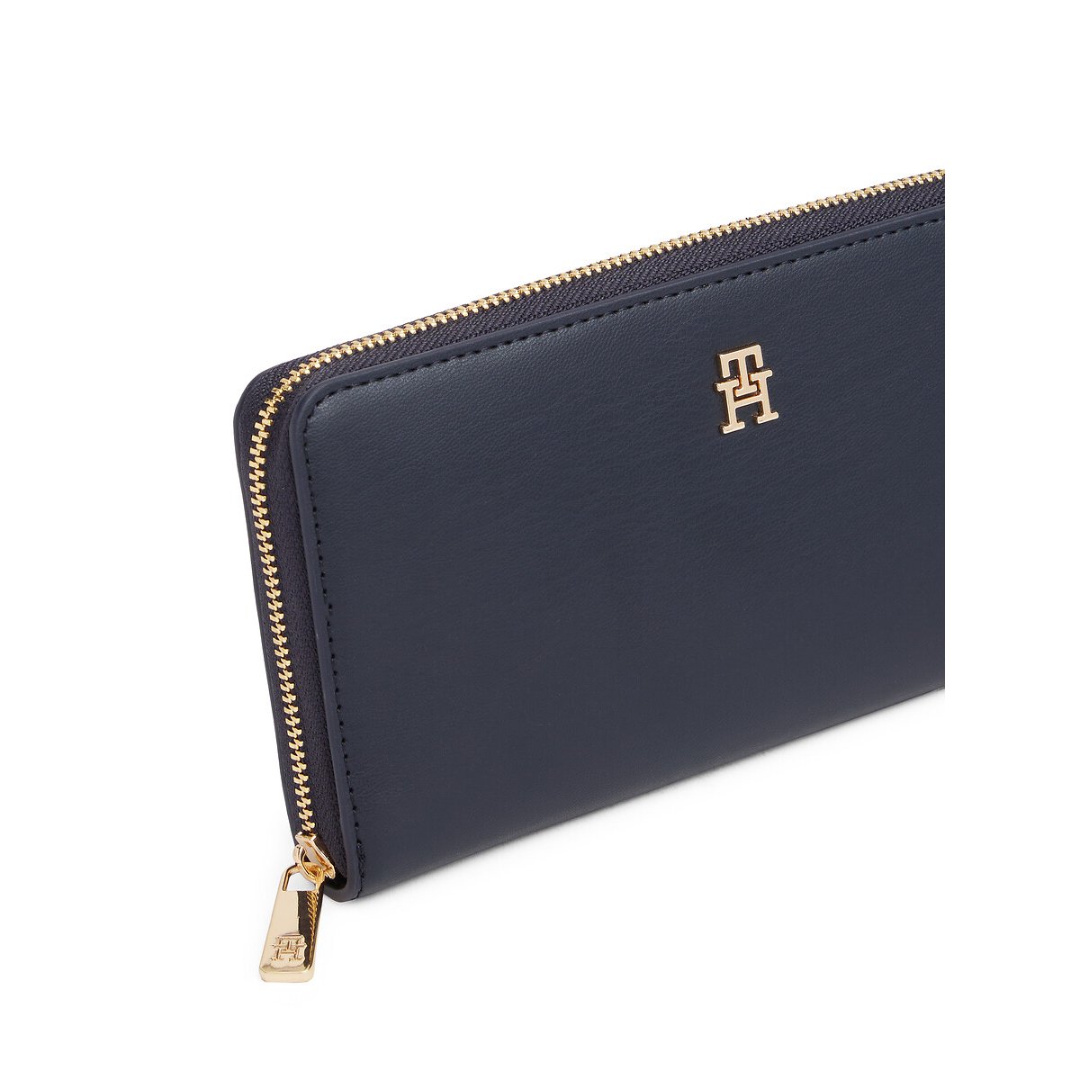 Cartera con cremallera azul marino, TOMMY HILFIGER
