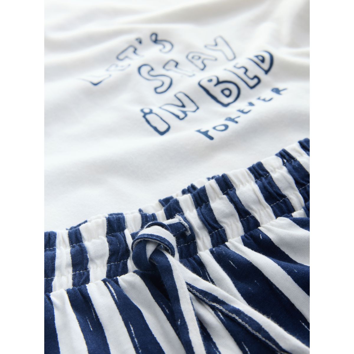 Pyjama manches courtes graphique bleu, NEXT