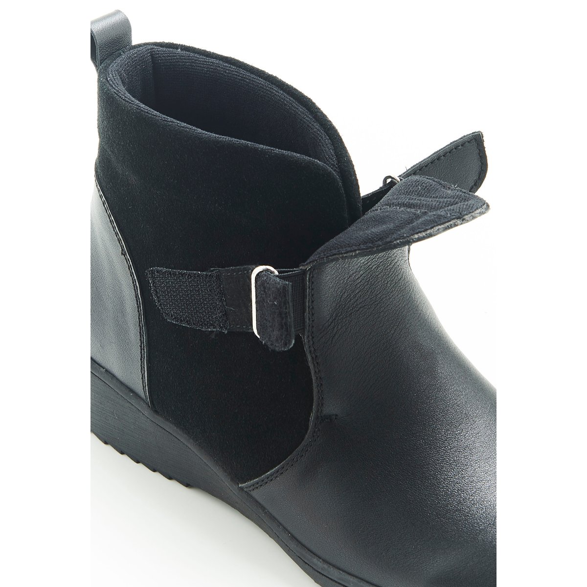 Bottines à scratchs Thermolactyl noir, DAMART