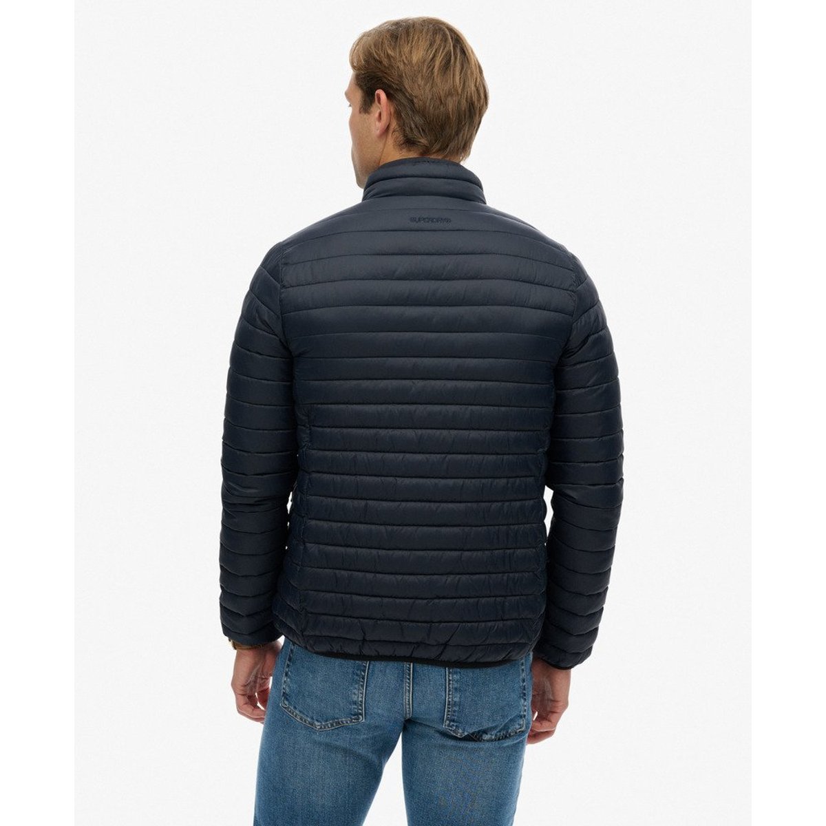 Doudoune Fuji Lite bleu marine éclipse, SUPERDRY