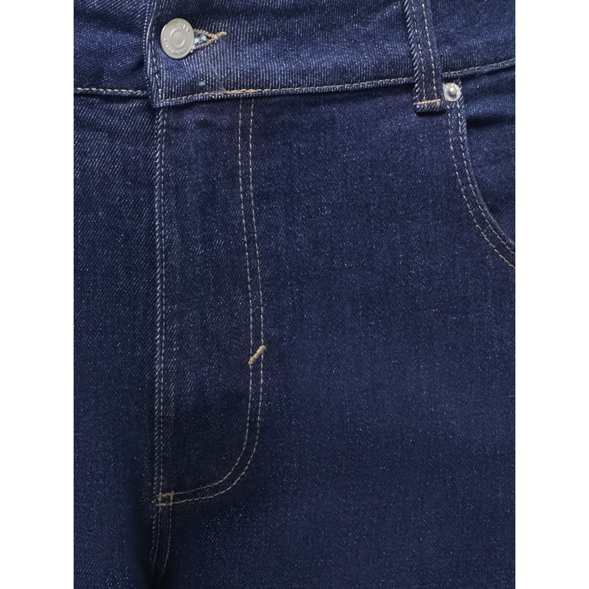 Jean À Jambe Large dark blue denim, ONLY CARMAKOMA