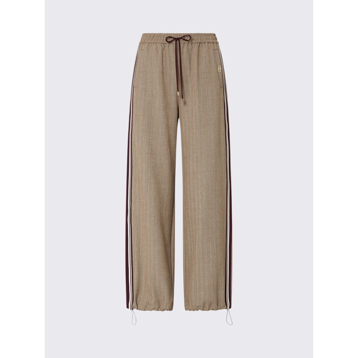 Pantalon coupe régulière beige, LIU JO