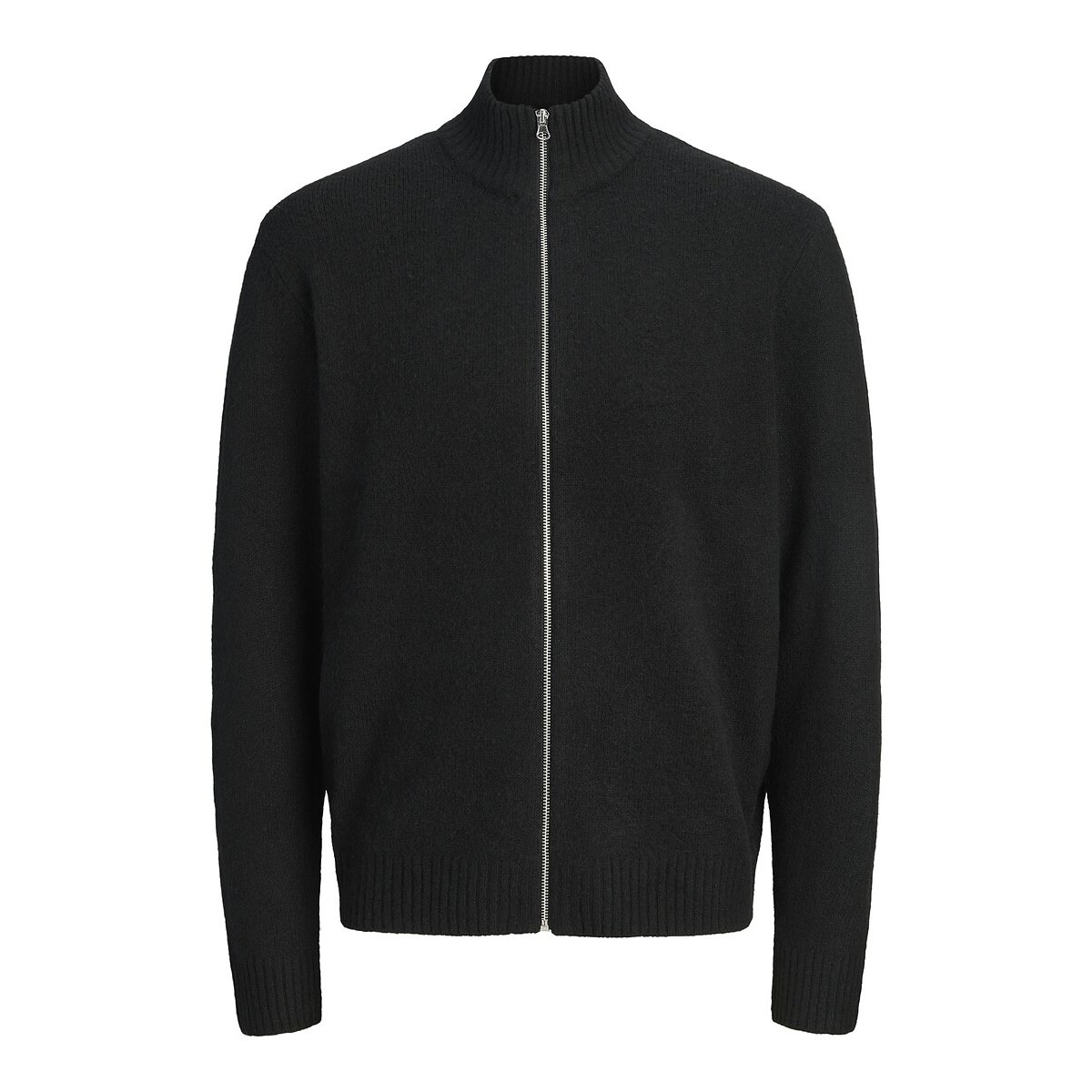 Gilet col montant, fermeture zippée noir, JACK & JONES