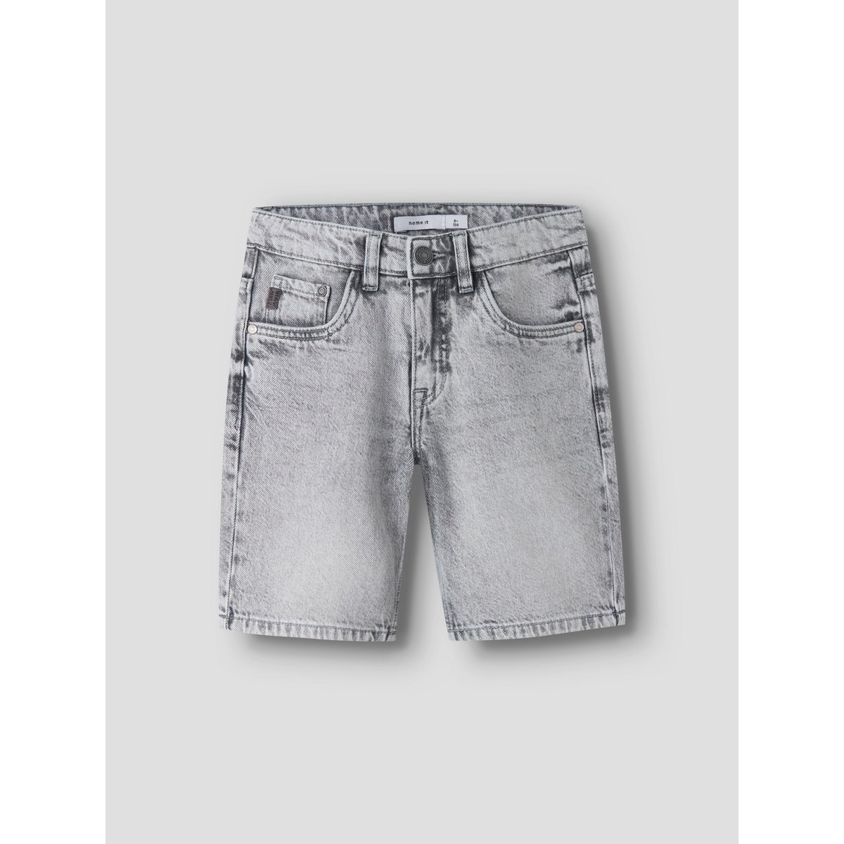 Short en jean slim gris - grey denim1, NAME IT