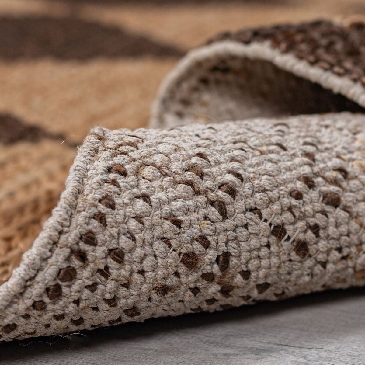 Tapis en jute de couloir EFFIE marron, FLAIR RUGS