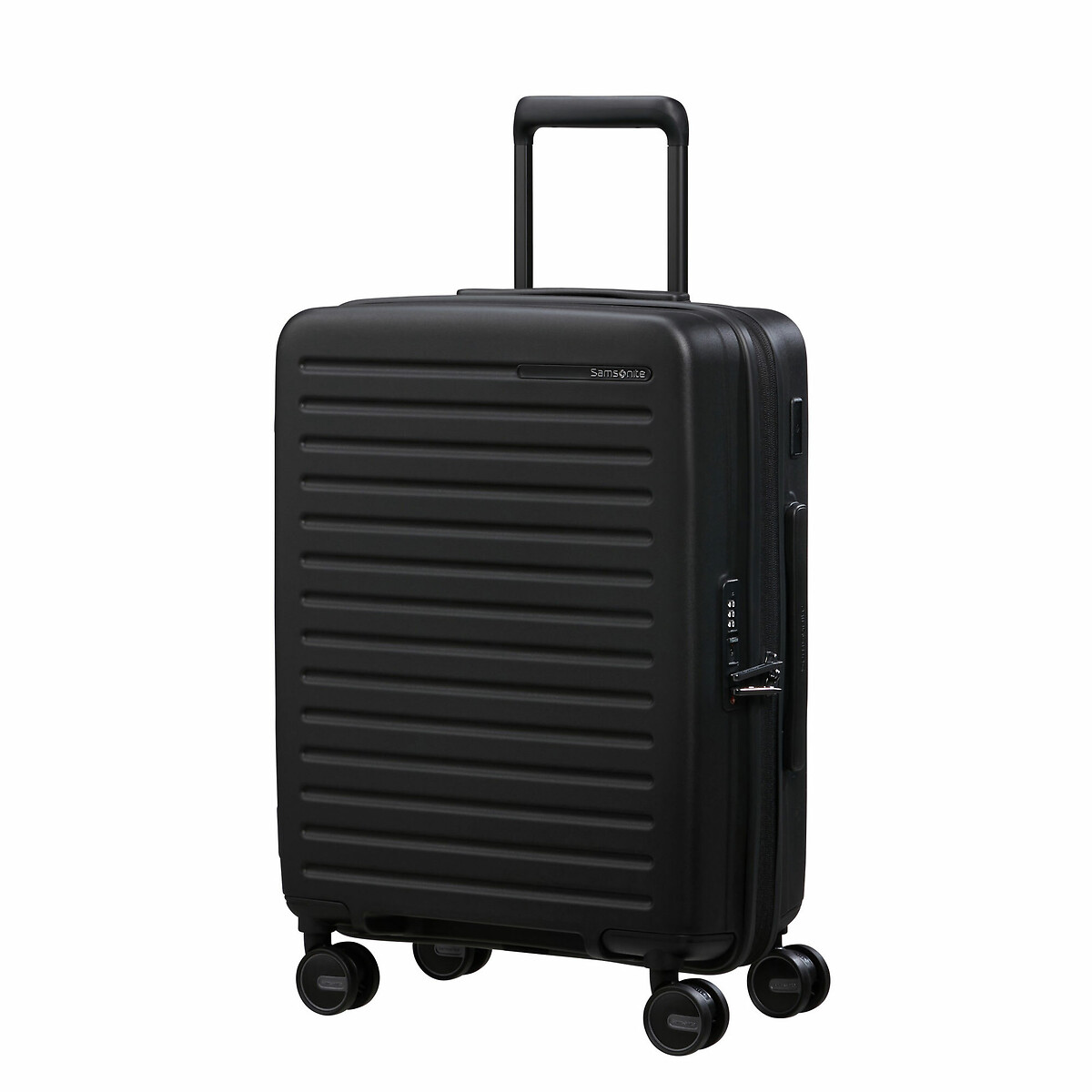 Restackd Mala de Cabine expansível, 55cm, com 4 Rodas, da Samsonite</di preto , SAMSONITE