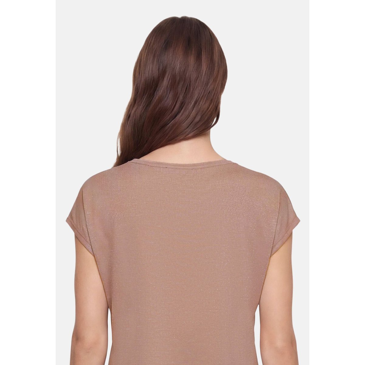 T-shirt façon blouse à impression brown/red, BETTY BARCLAY