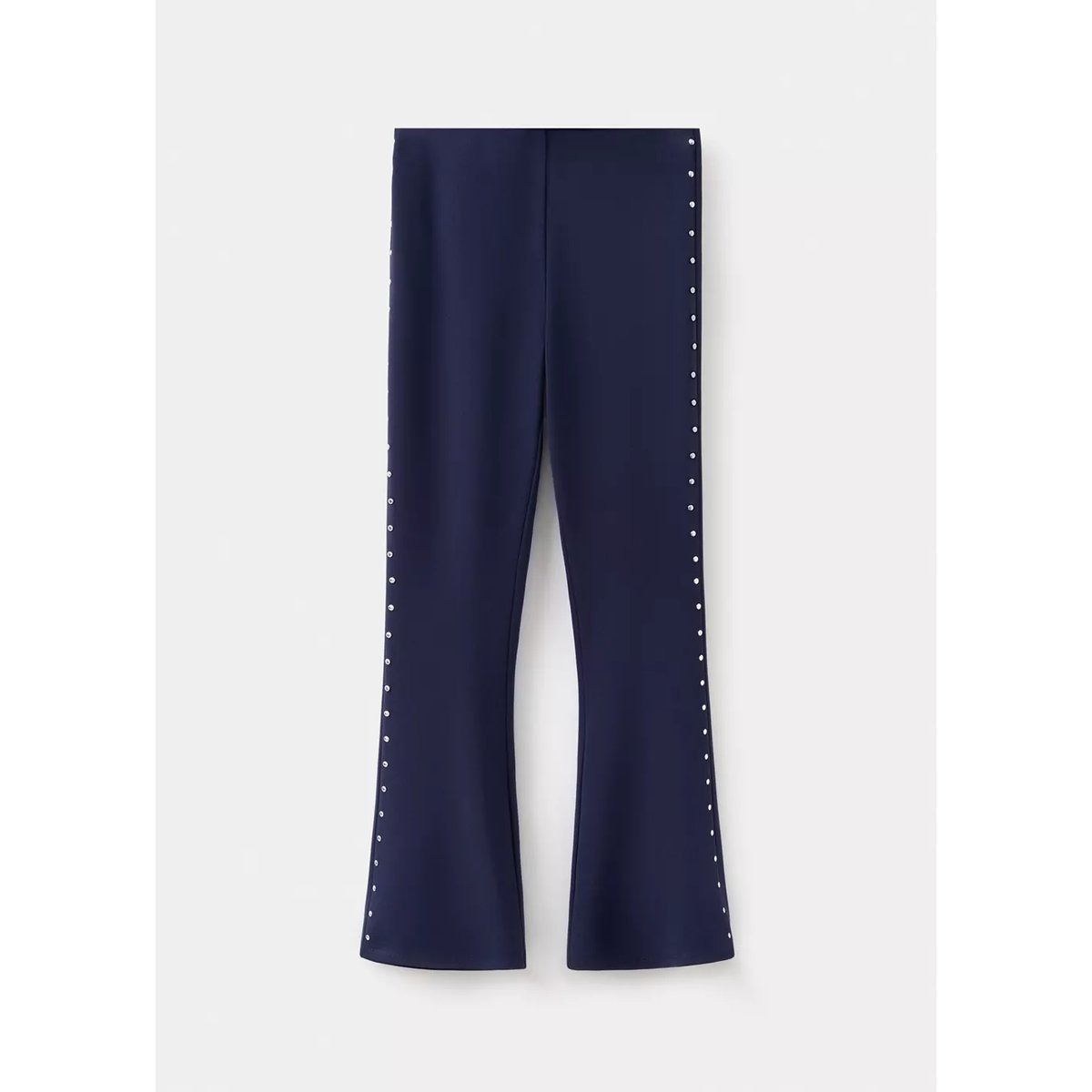 Legging flare à clous bleu marine, MANGO KIDS
