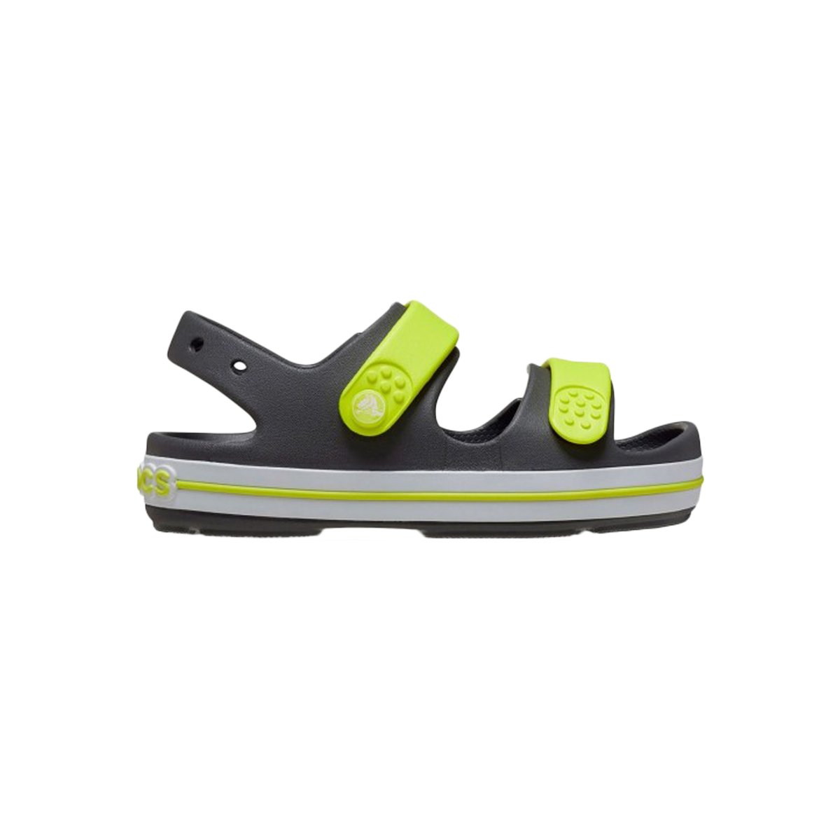 Sandales à Scratch Croband Cruiser gris-ardoise/acidité, CROCS
