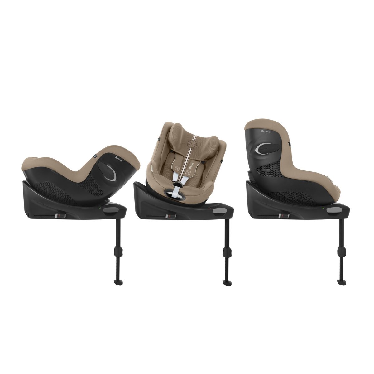 Siège auto Sirona Gi i-Size Tissu Plus avec base intégrée almond beige | beige, CYBEX