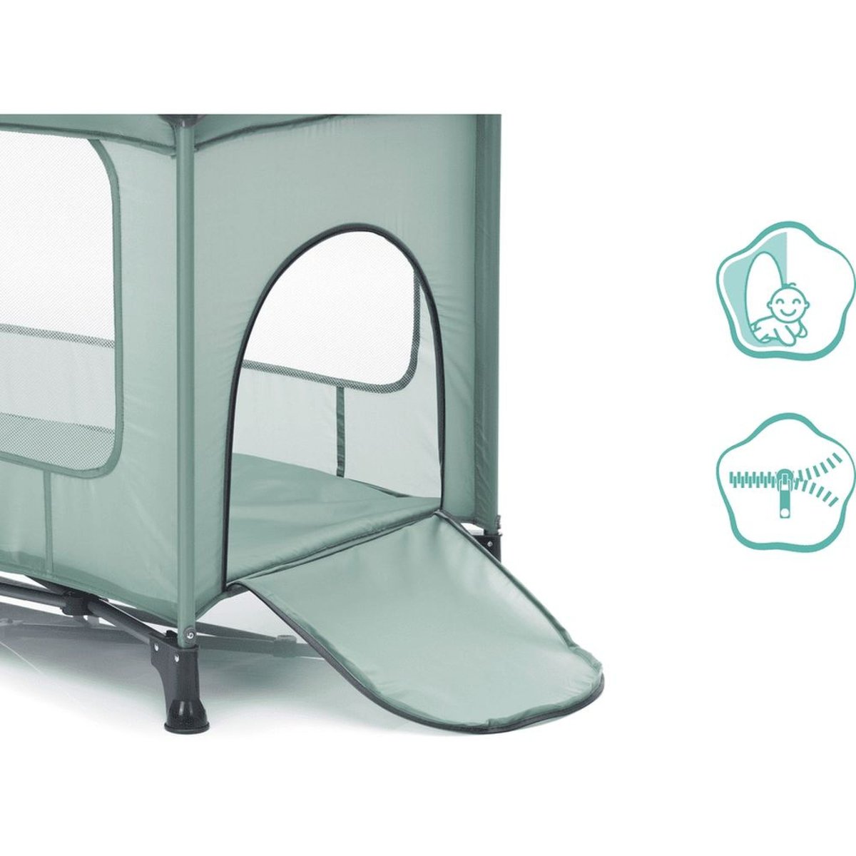 Lit parapluie sauge, FILLIKID