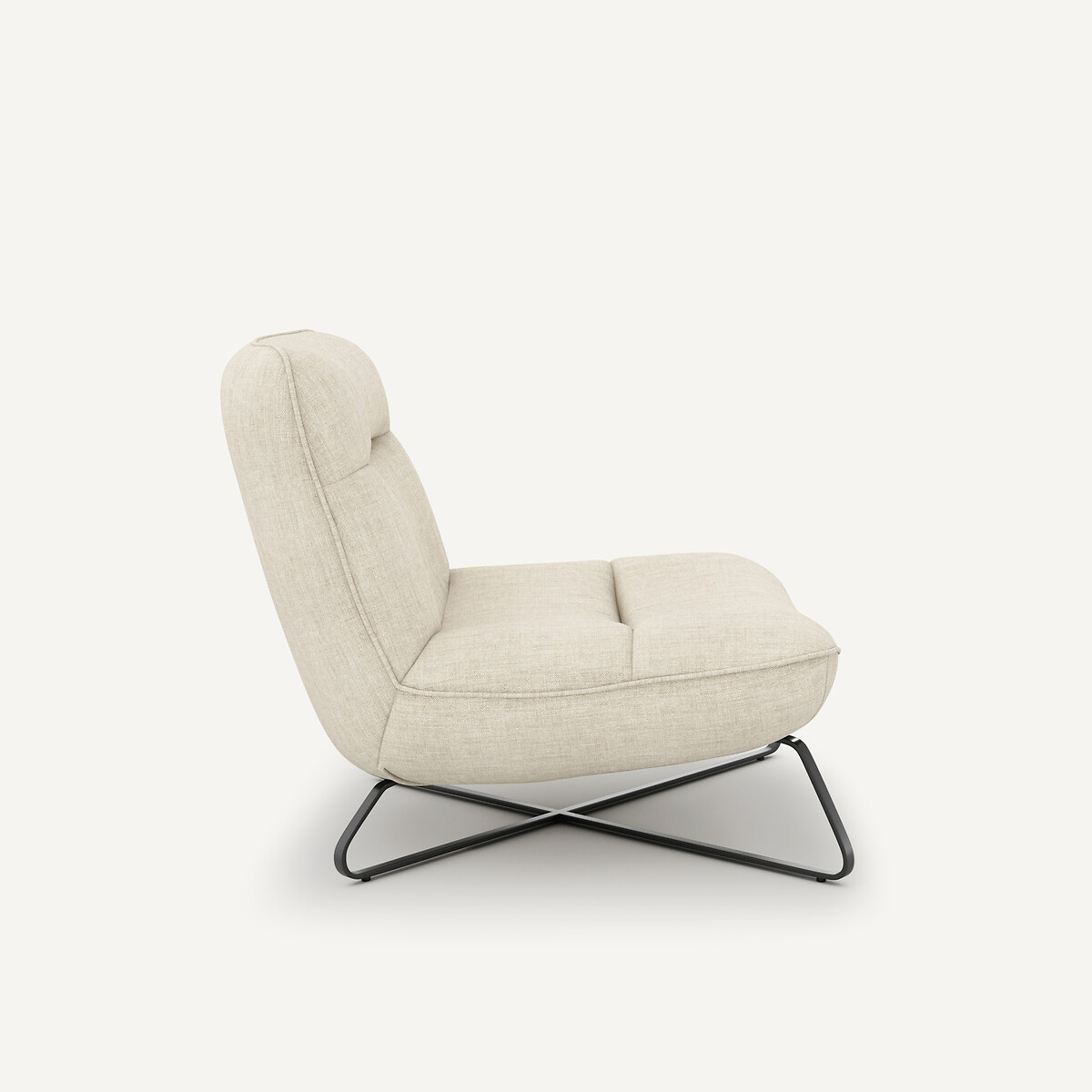 Fauteuil tissu pur lin, Helma lin, AM.PM