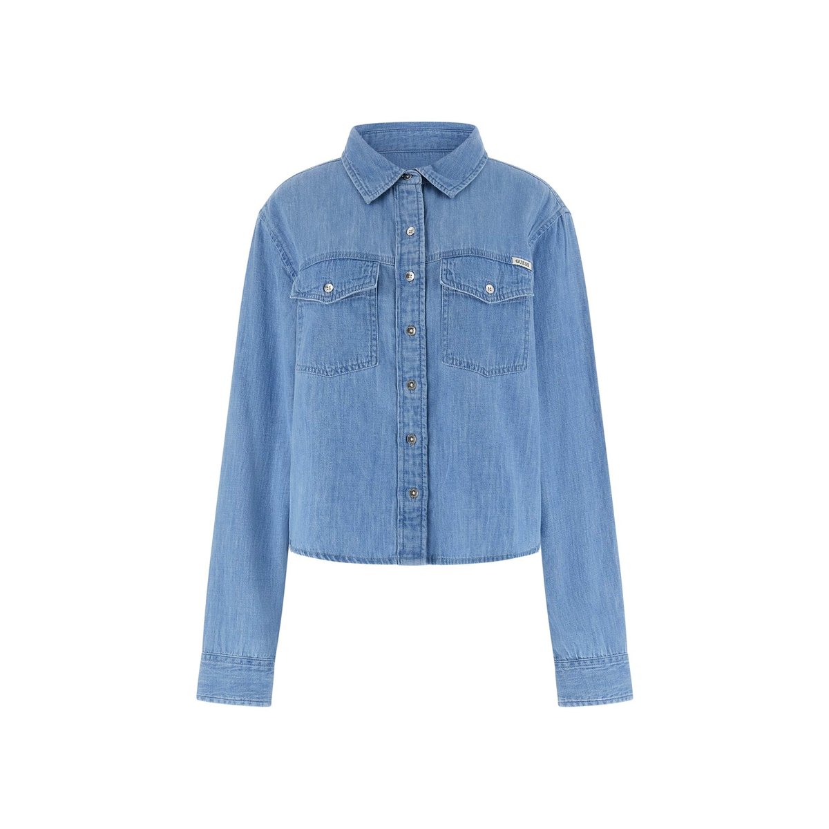 Chemise En Denim bleu clair, GUESS