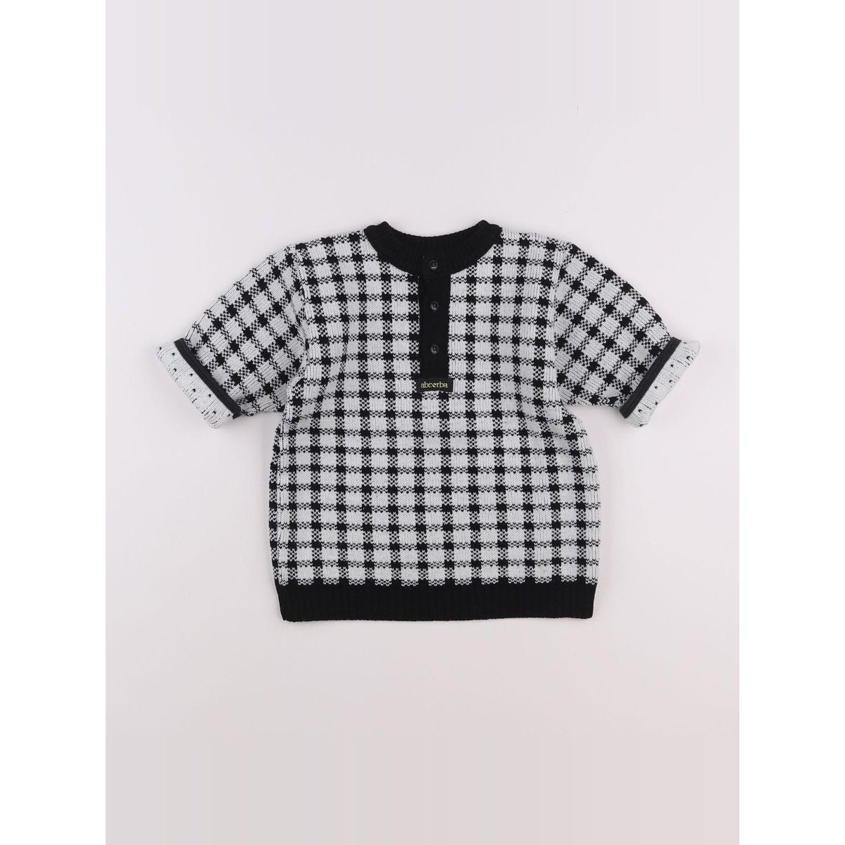 Pull - Etat satisfaisant blanc, noir, ABSORBA