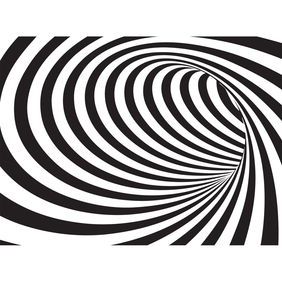 Papier peint illusion 3d intissé, HEXOA