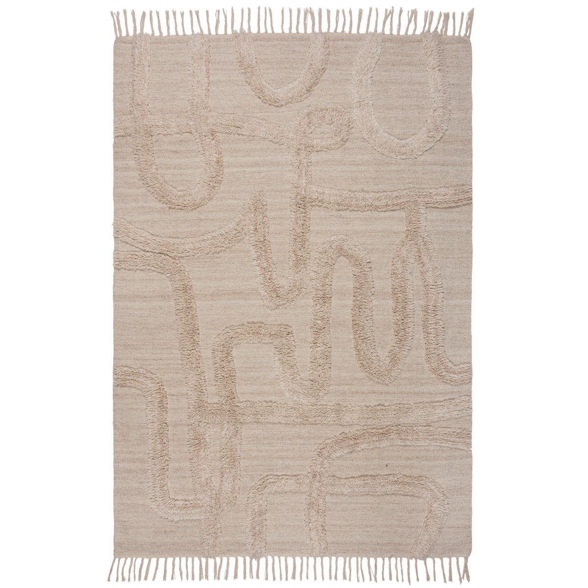 Tapis en laine LOMA beige, FLAIR RUGS