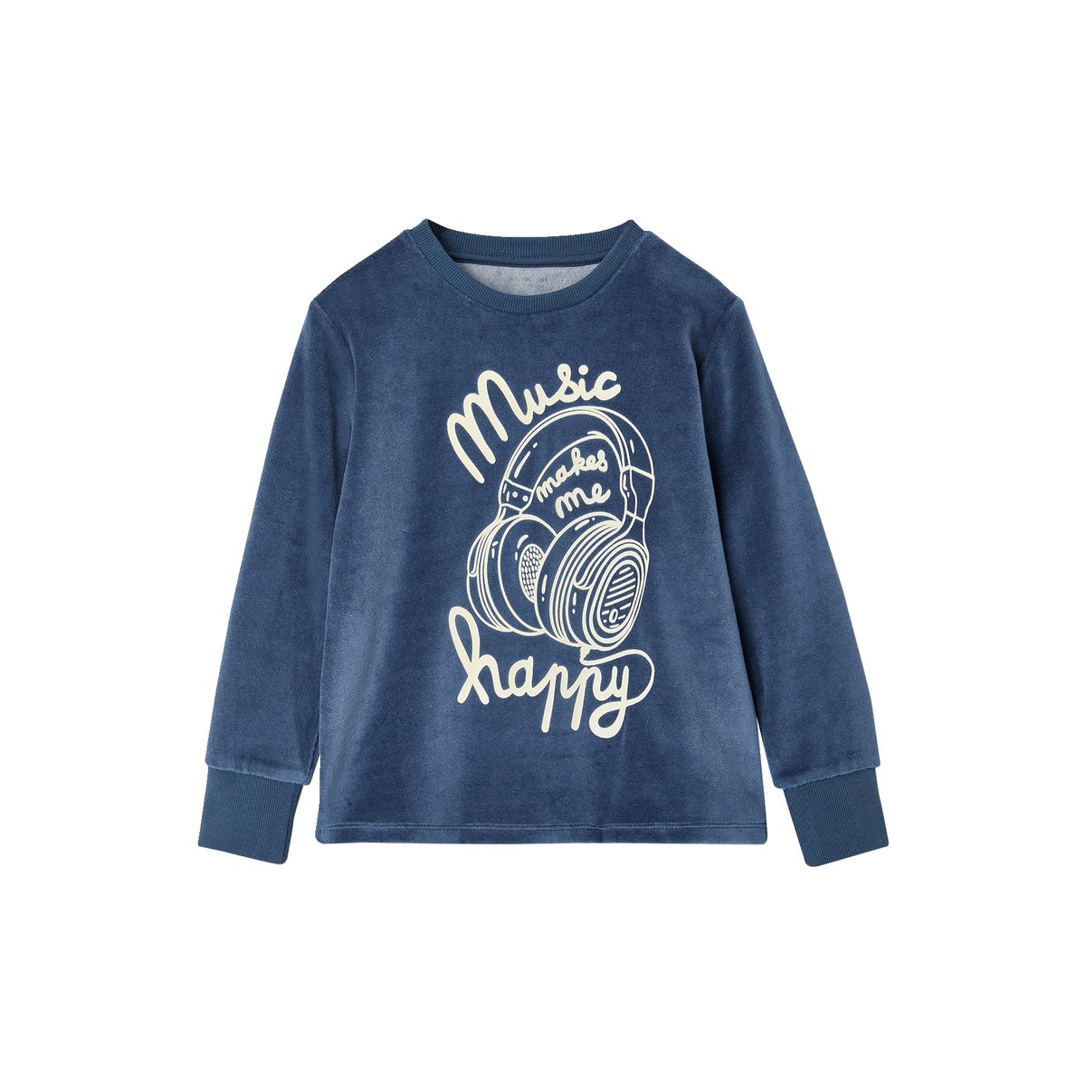 Pyjama long bleu, VERTBAUDET