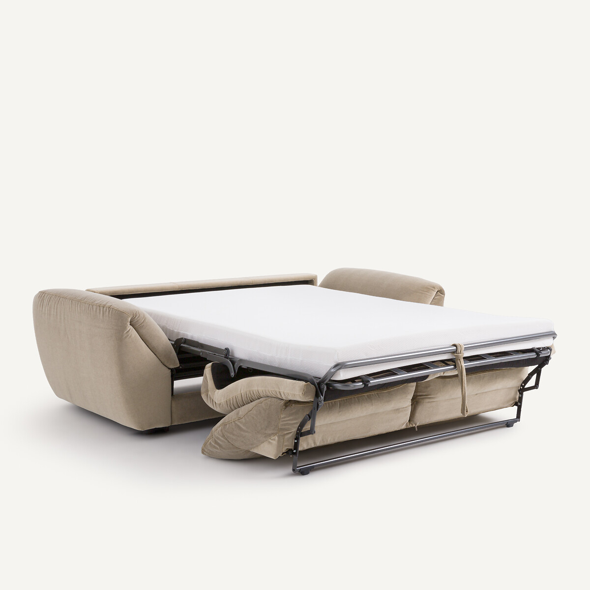 3-Sitzer-Sofa, umwandelbar, Stonewashed-Velours, EDGAR shiitakegrau, AM.PM