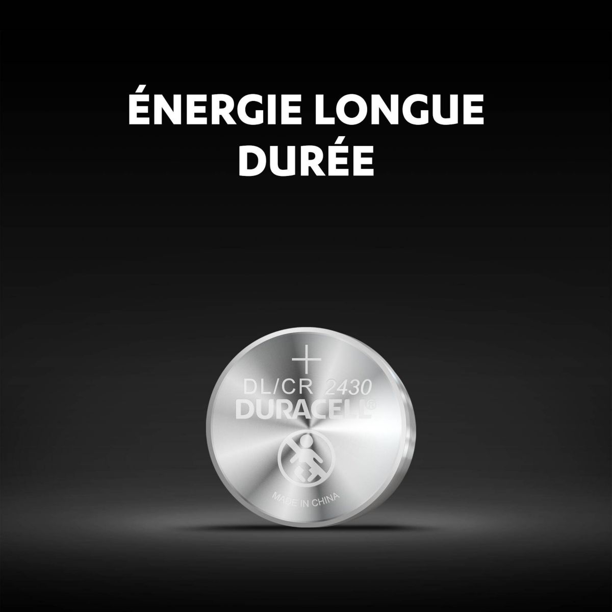 Pile CR 2430 x2 3V Lithium couleur unique, DURACELL