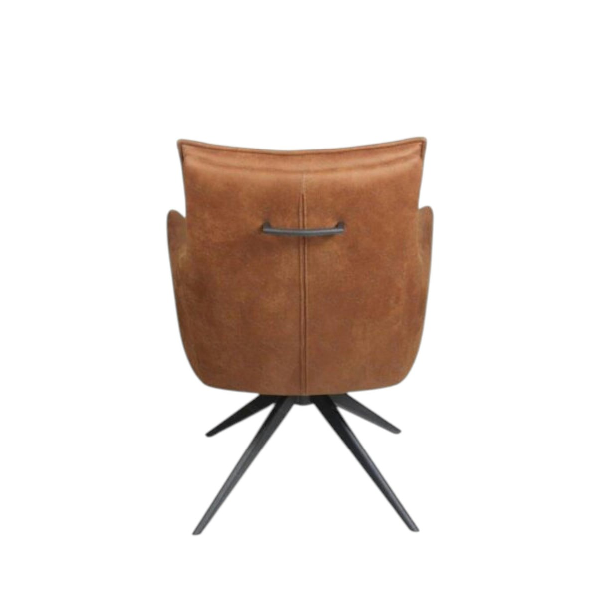 Fauteuil de table pivotant (lot de 2) LOMBARDIE marron, PIER IMPORT