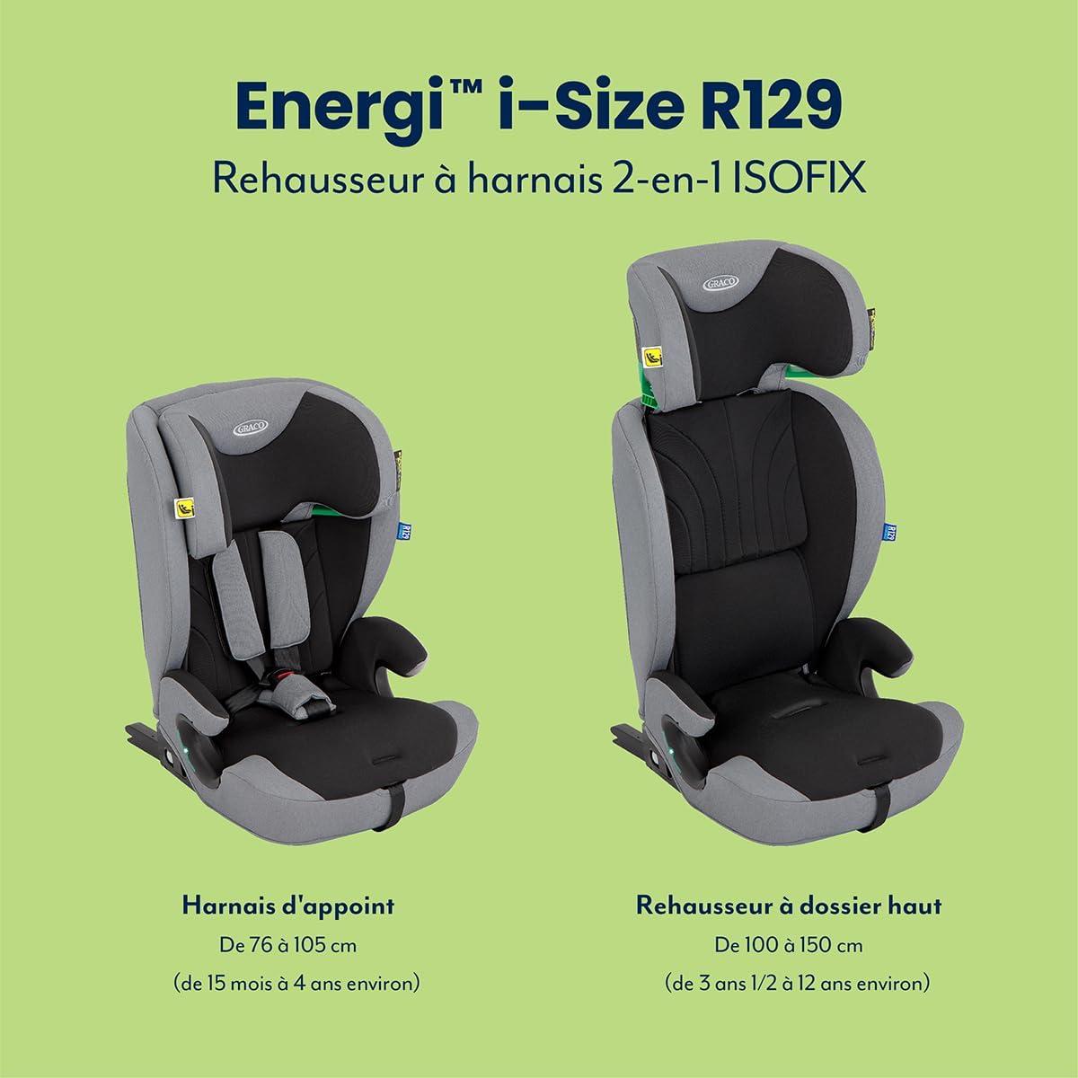 Energi Siège-Auto Meteor gris couleur unique, GRACO