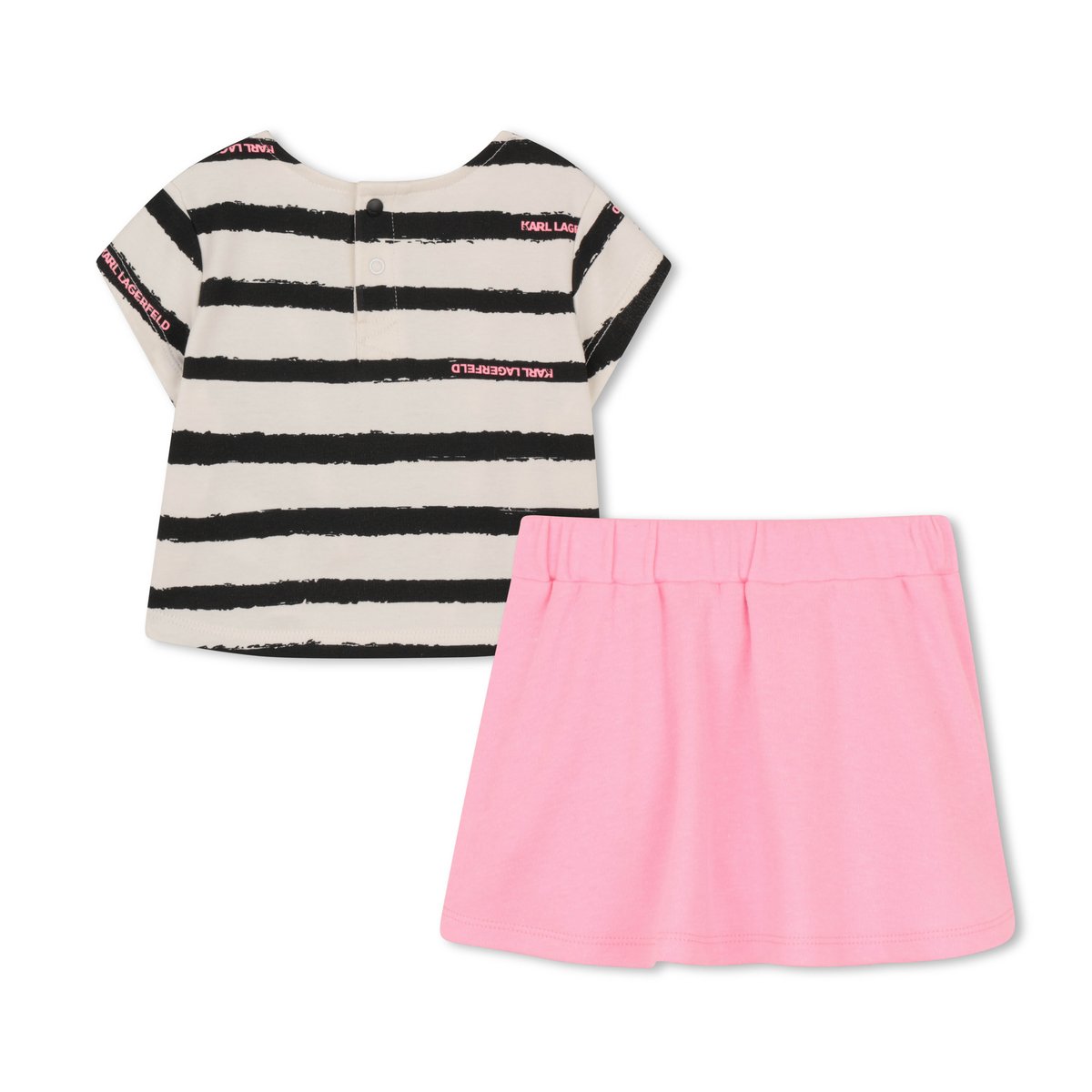 Ensemble t-shirt et jupe malabar, KARL LAGERFELD KIDS