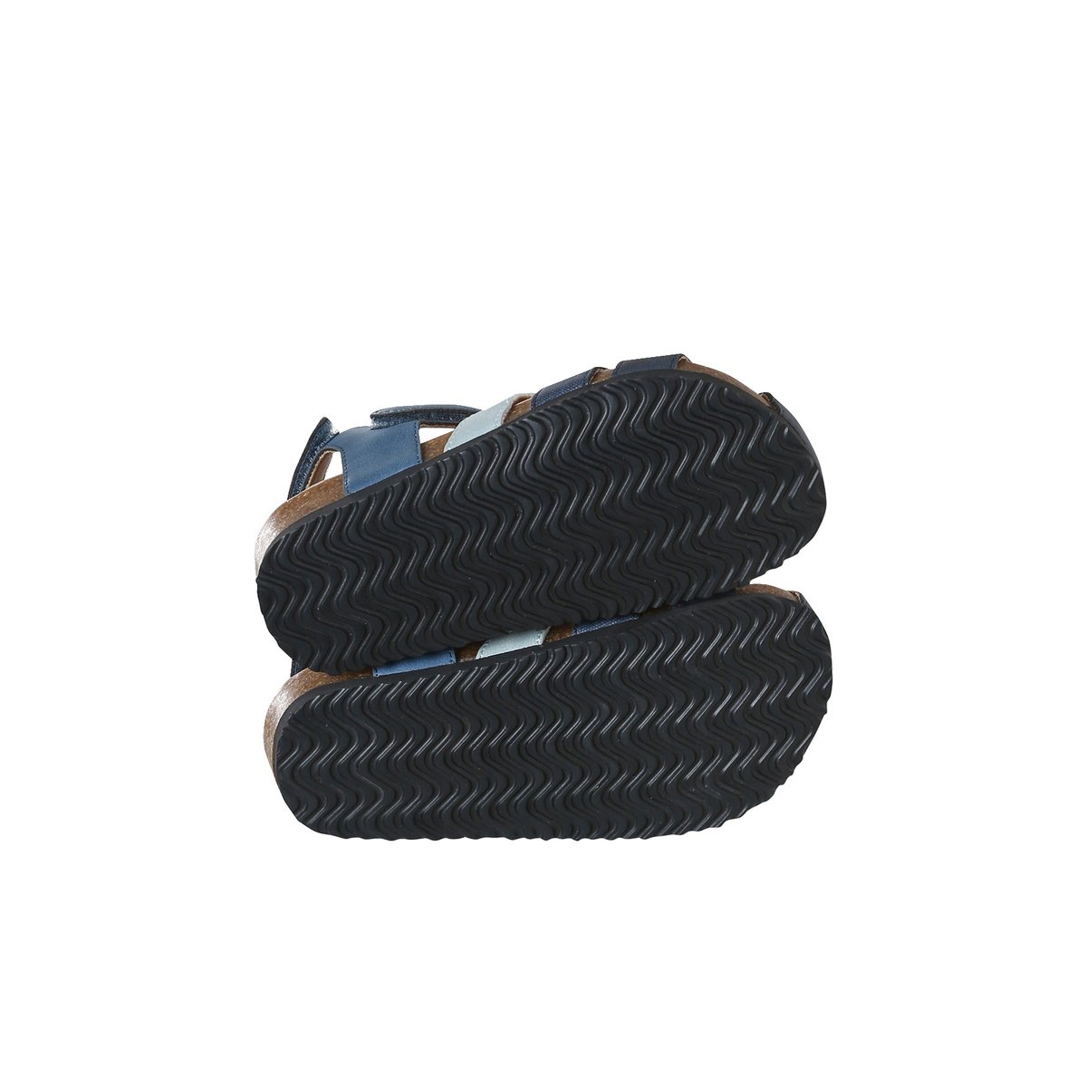 Sandale scratch lot bleu, VERTBAUDET