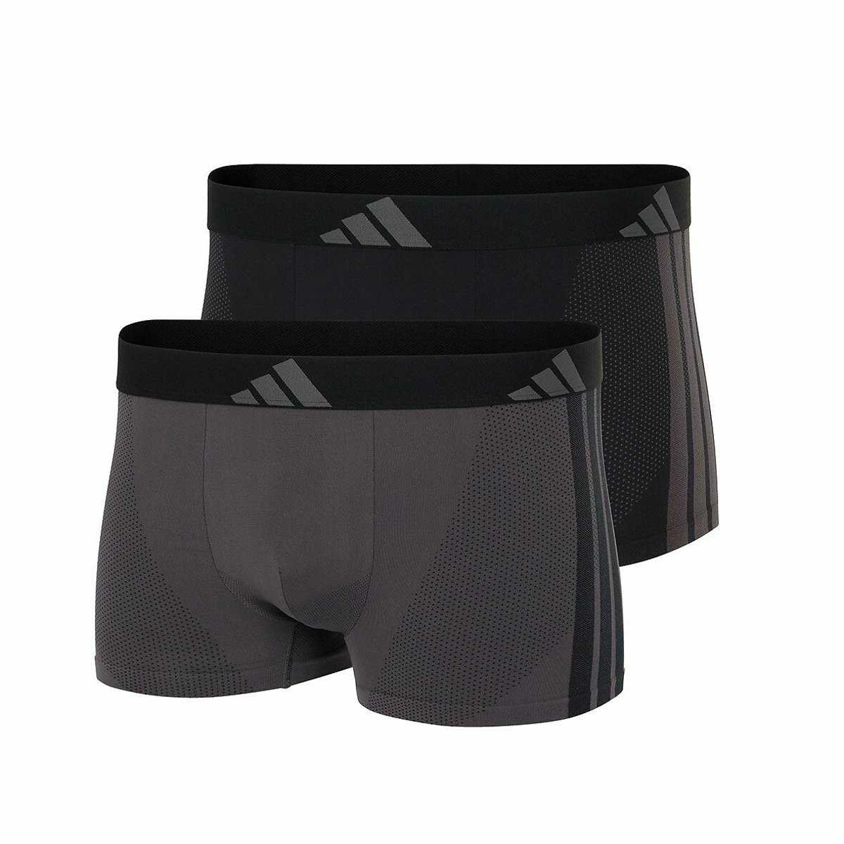 Lot de 2 boxers unis Comfort Flex noir + gris anthracite, ADIDAS SPORTSWEAR