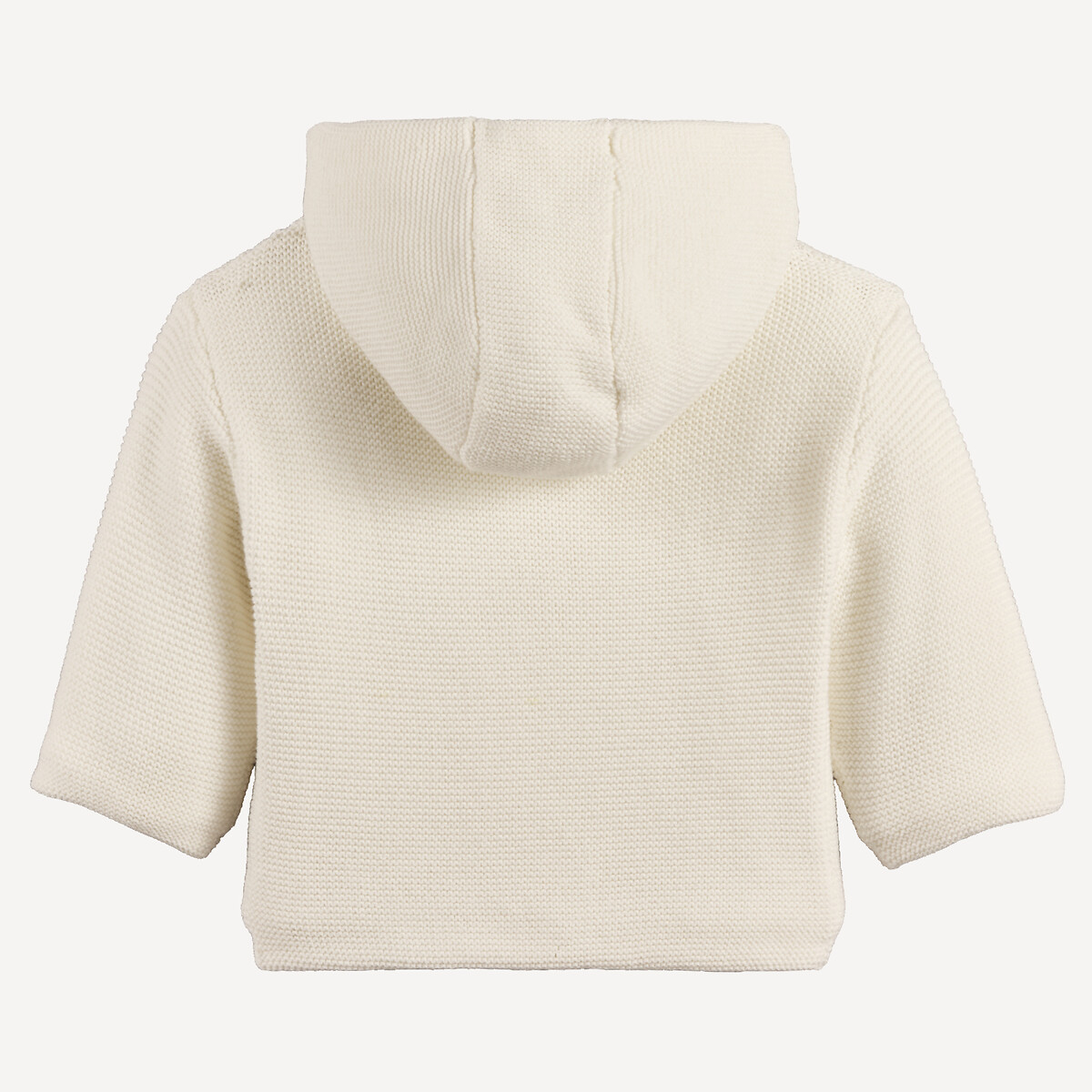 Gilet à capuche en grosse maille, doublé sherpa blanc, LA REDOUTE COLLECTIONS