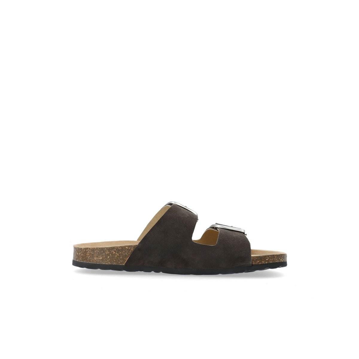 Mules Plates marron - brown, BIANCO