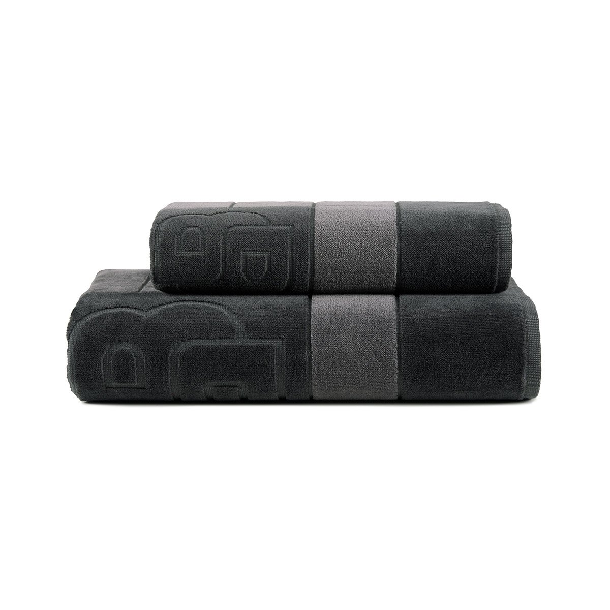 Serviette de bain en coton,DOUBLE B charcoal, BOSS HOME