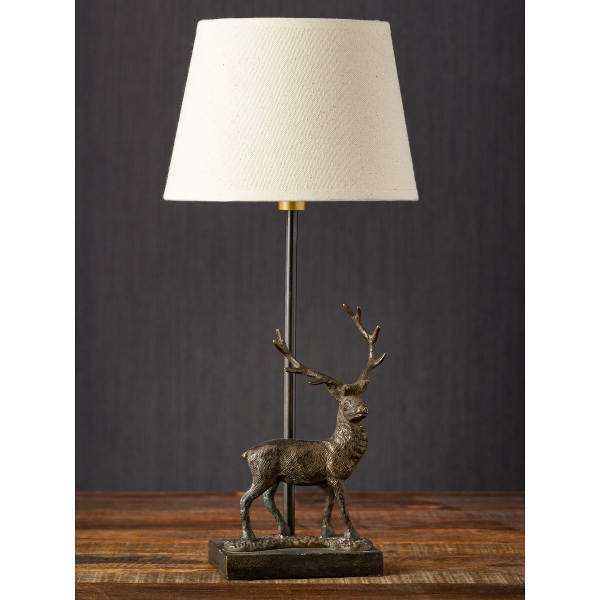 Lampe à poser en laiton CERF v300233, CHEHOMA