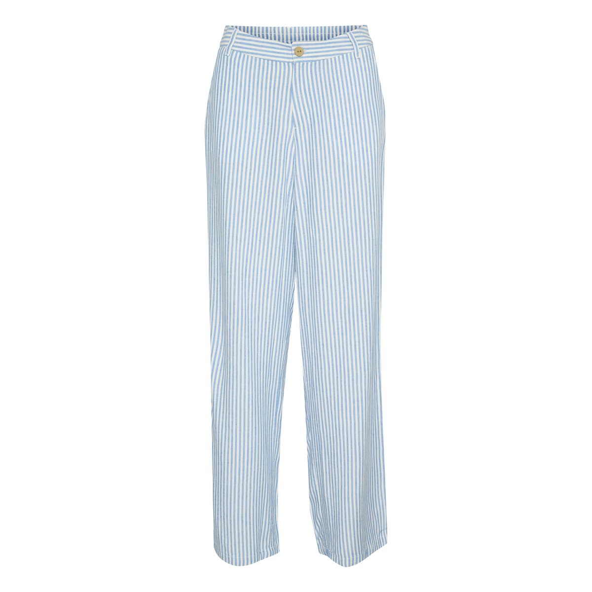 Casual pants bleu blanc rayures blue milkboy, CREAM