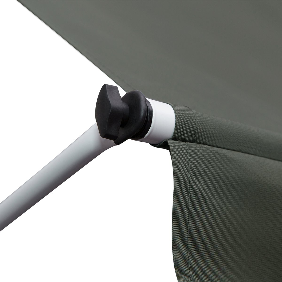 Auvent pare-soleil Aluminium Gris gris, OUTSUNNY