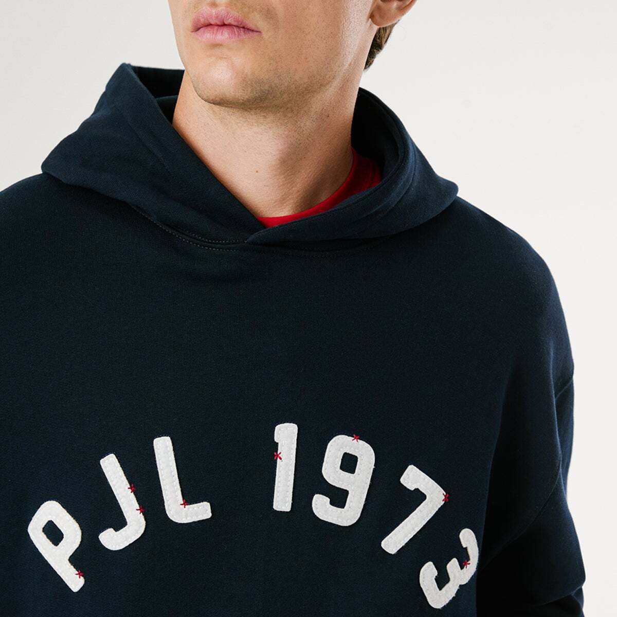 Sweat À Capuche Avec Logo Pjl 1973 bleu dulwich, PEPE JEANS