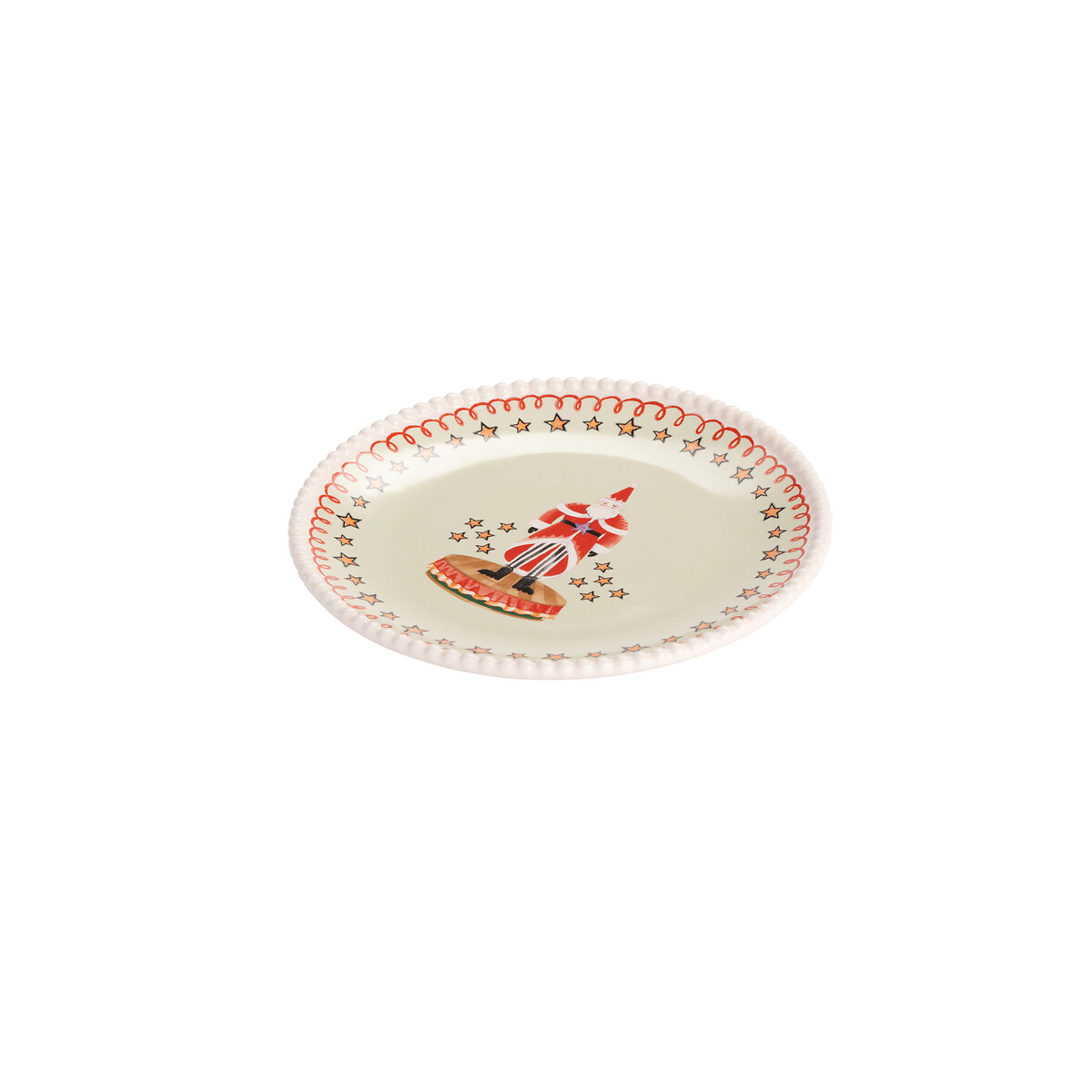 Set of 2 Nutcracker Side Plates multi-coloured, CATH KIDSTON