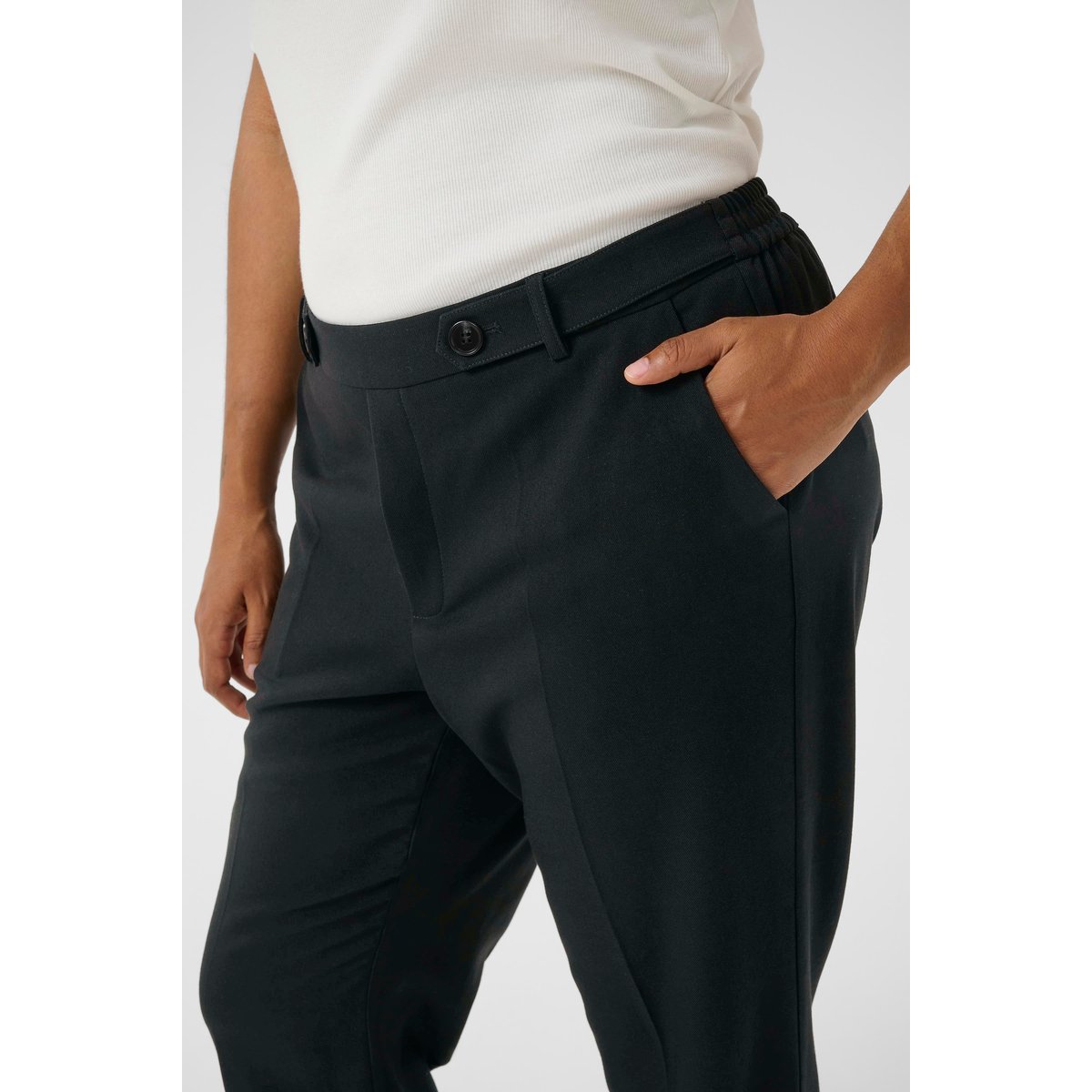 Pantalon de costume noir, KAFFE CURVE