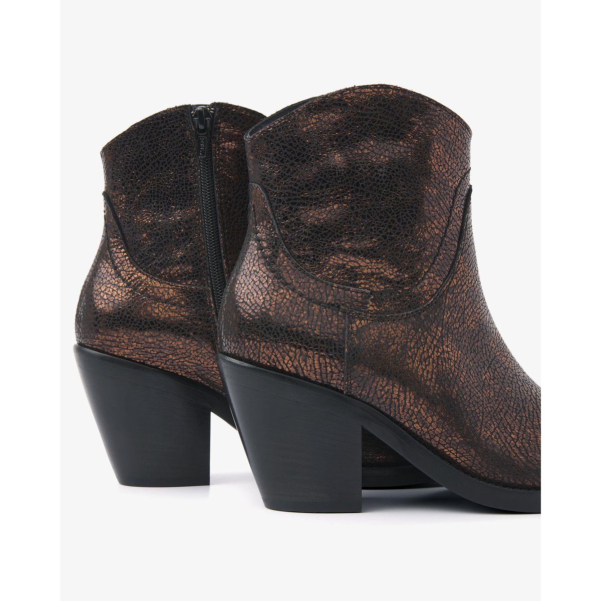 Bottines en daim MARA DENVER bronze métallique, VIA VAI