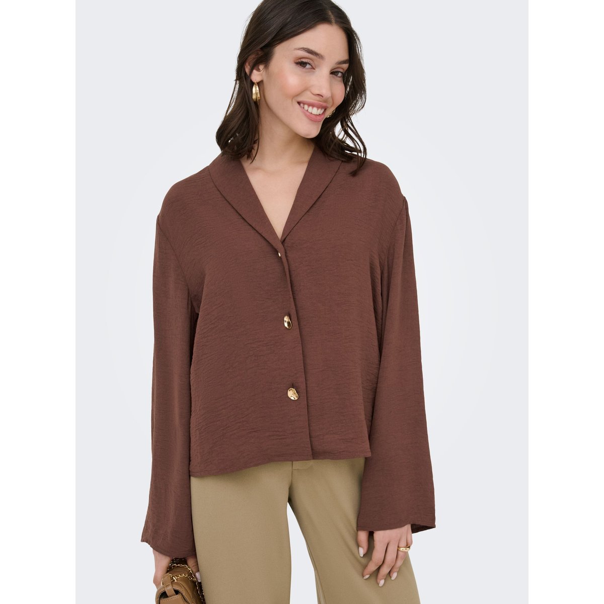Chemise marron - brunette 1, JDY