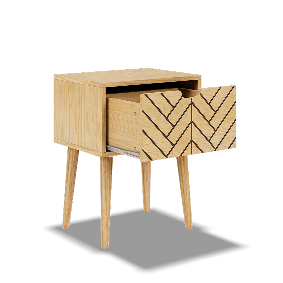 Table de chevet pin ALI bois_de_pin, SLOME