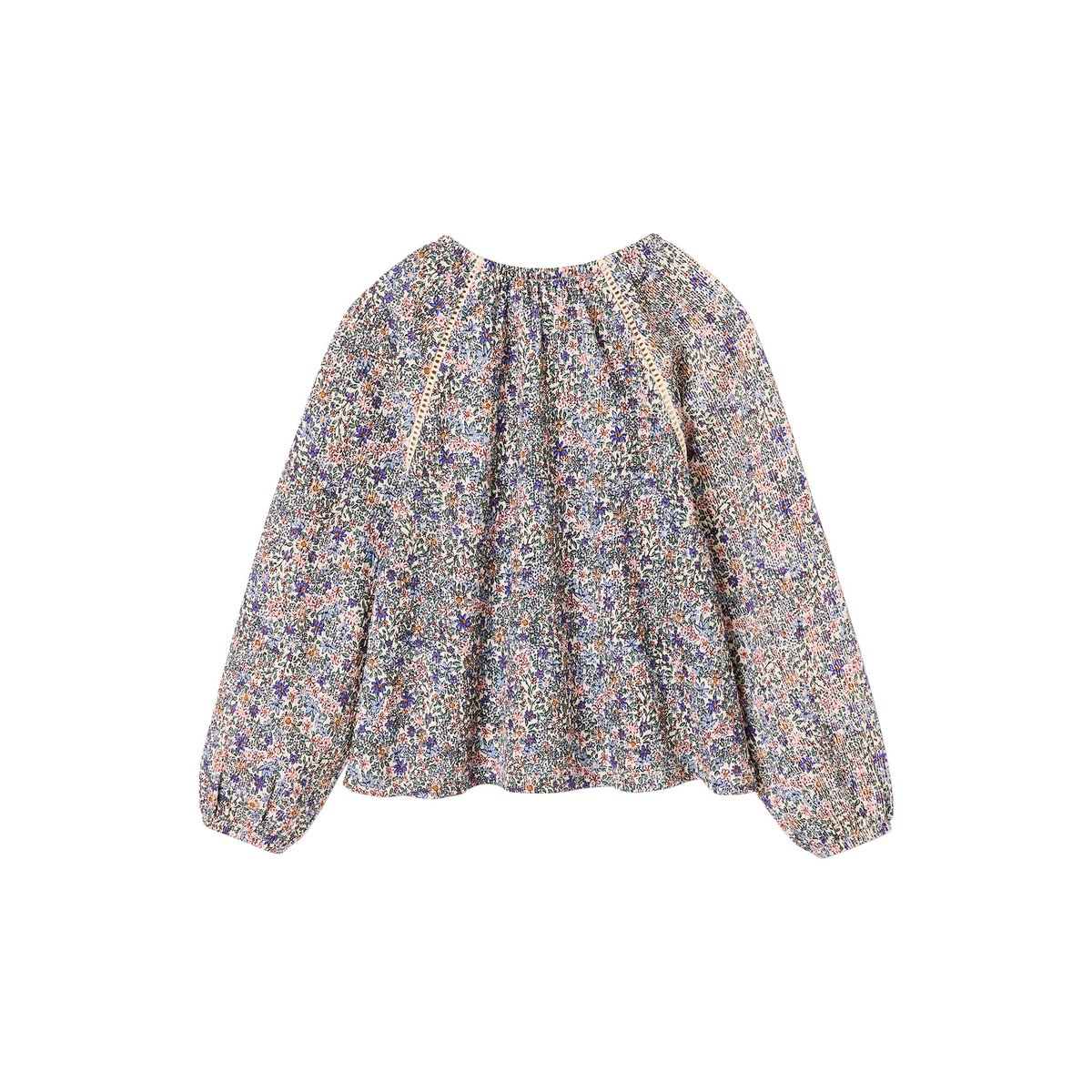 Blouse manches longues écru, VERTBAUDET