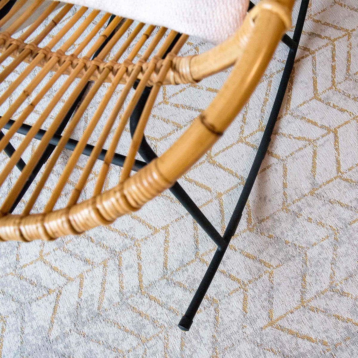 Tapis intérieur/extérieur tissé plat PARKY beige, NOVATREND