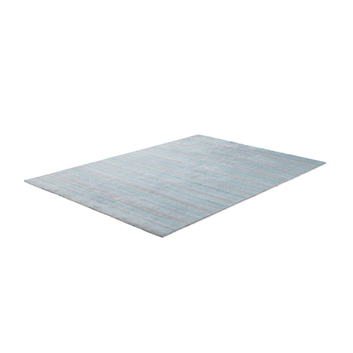 Tapis MYSORE, tufté main, 100% viscose, plat orange multicore, THEKO