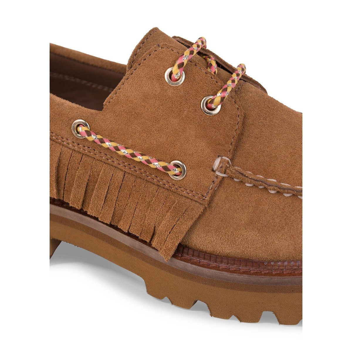 Scarpe da barca in pelle scamosciata, VEDDY cammello, LES TROPEZIENNES PAR M.BELARBI