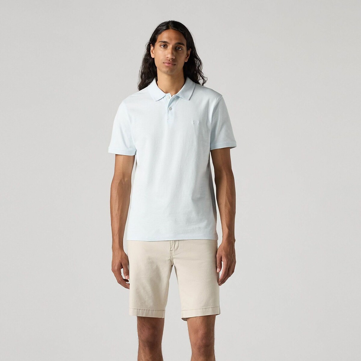 Housemark Polo Shirt in Slim Fit sky blue, LEVI'S