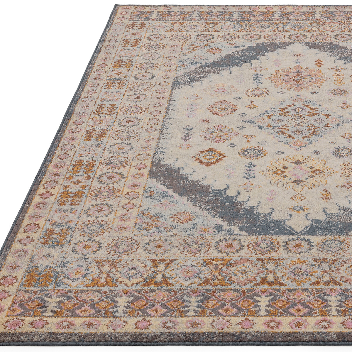 Traditional Persian Style Border Rug multi-coloured, ÉDITÉ