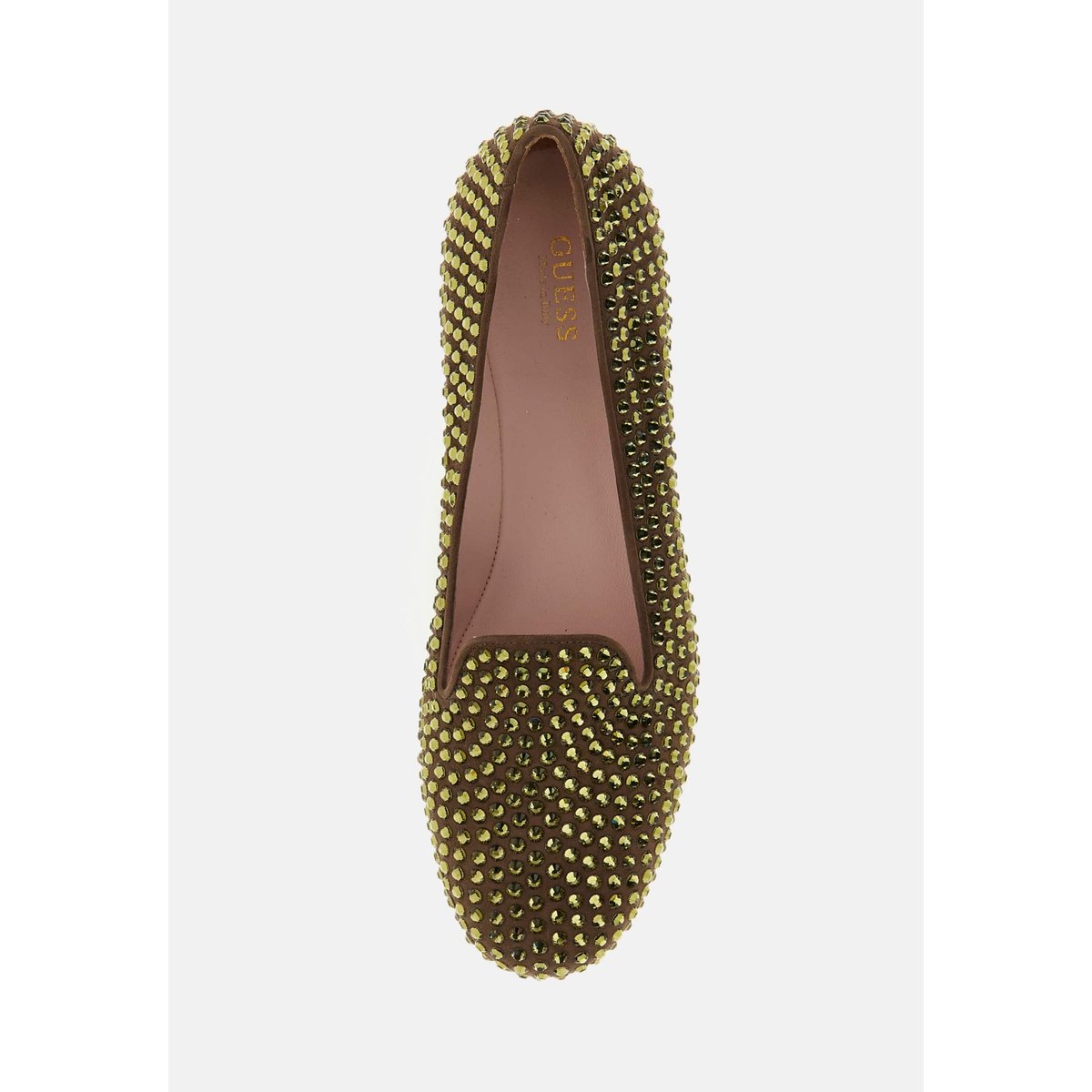Ballerine Edith Cuir Véritable or, GUESS