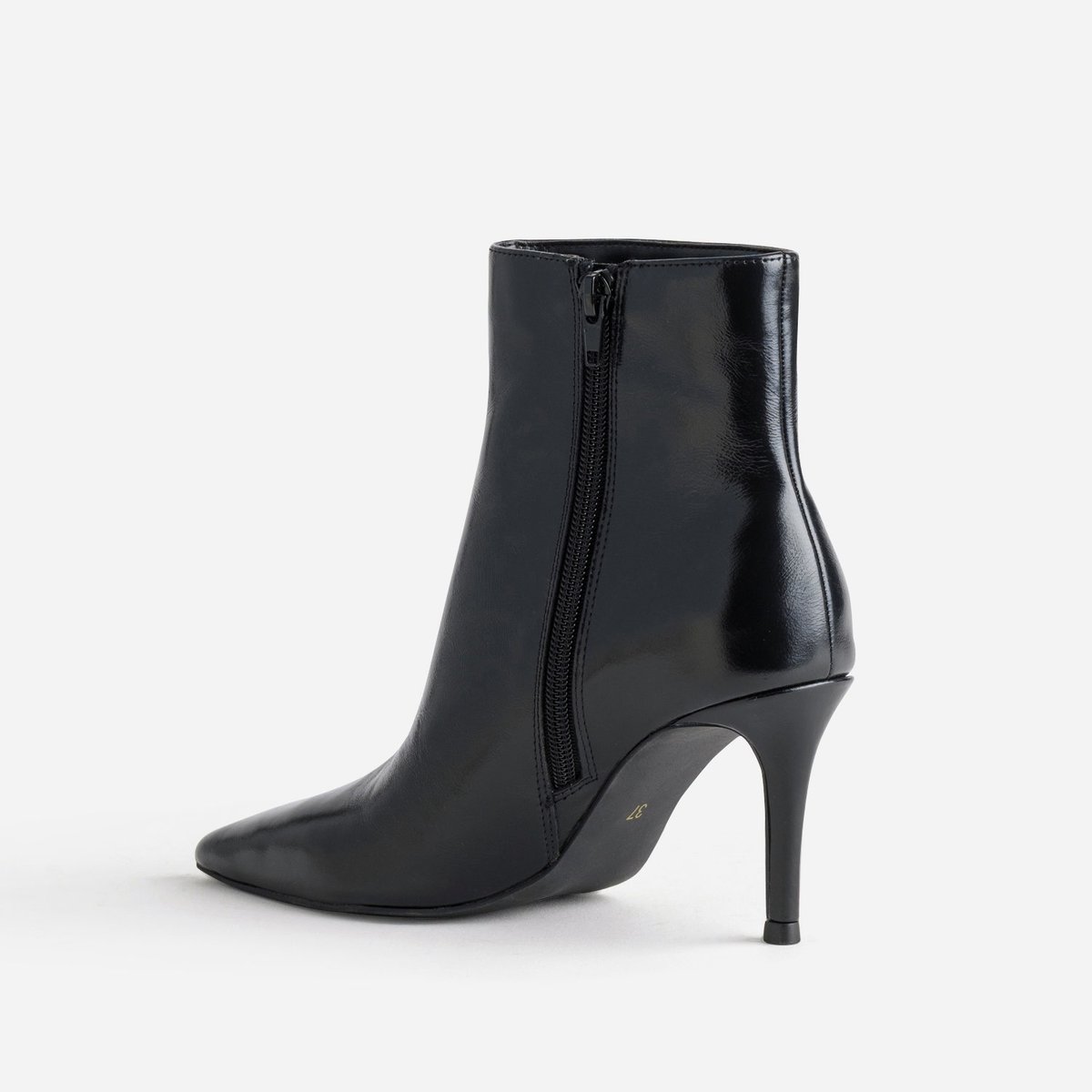 Boots À Talon en cuir NICOLINE noir, ERAM