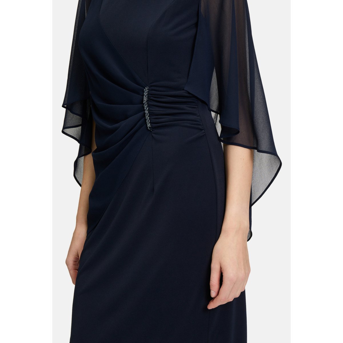 Robe de cocktail à fronce night sky, VERA MONT