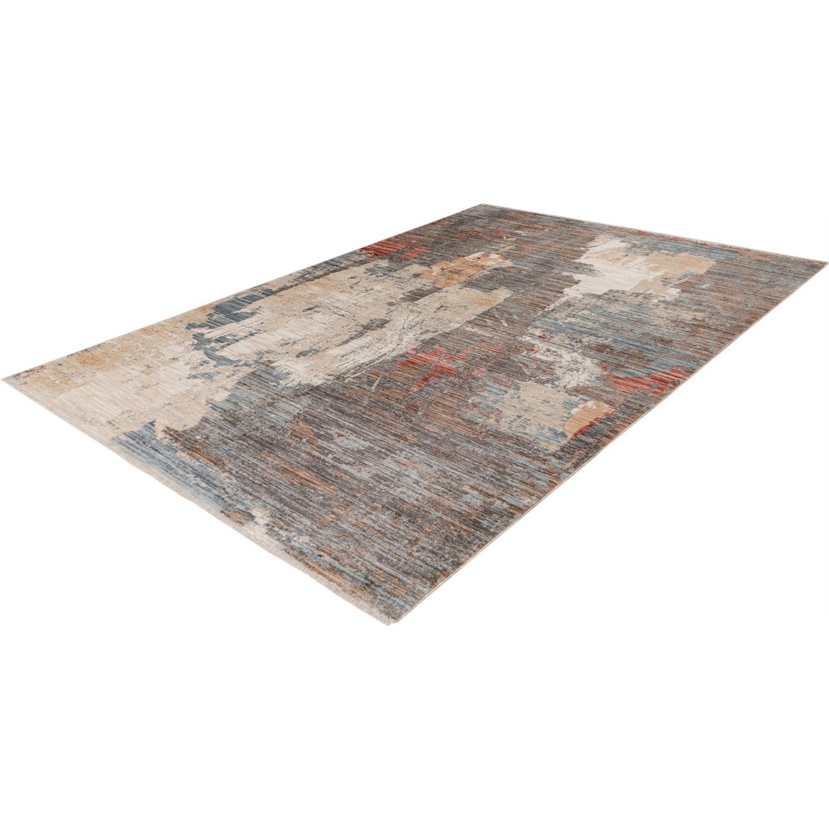 Tapis rectangulaire, Fissy multicolore beige gris bleu rouille, ARTE ESPINA